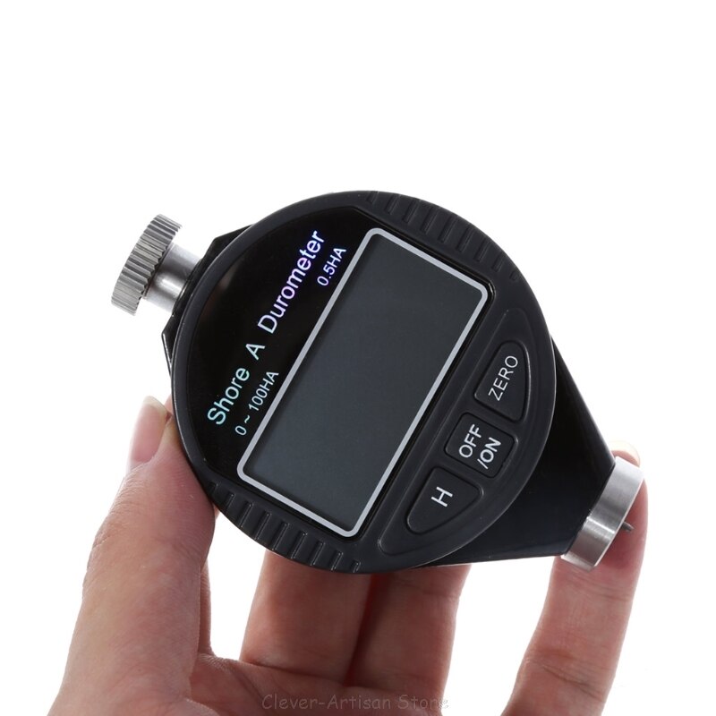 Digital Durometer Shore A Tester Rubber Hardness Meter 0~100HA For Plastic Leather Wax Au 26 20