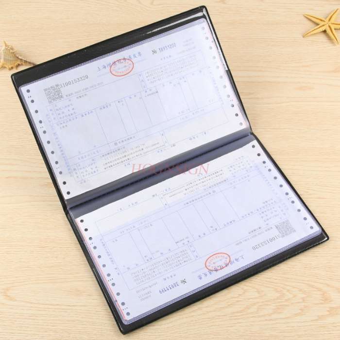 Carpeta de facturas con IVA, carpeta de notas especiales, libro de almacenamiento de notas, carpeta de documentos multiusos especiales financiera, suministros de oficina A5
