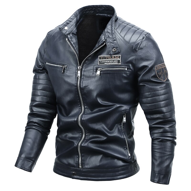 Nep leren jas heren | Motor Jack | - Style Italy