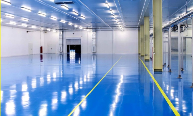 1kg Epoxy resin floor paint cement floor paint waterproof and wear-resistant floor paint indoor and outdoor household paint