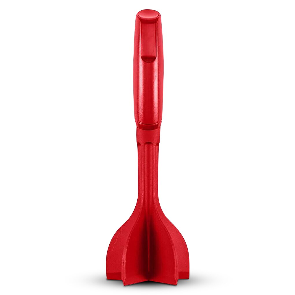 Meat Chopper Non-Stick Heat-Resistant ABS Ground Beef Masher Hamburger Crusher Home Kitchen Tool Cookware Green: Red