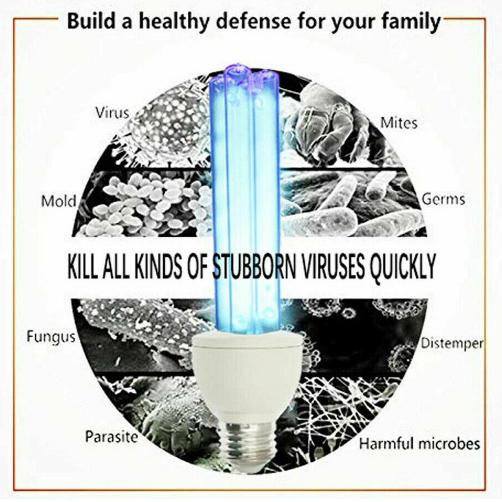 15W/20W/25W Uv Kiemdodende Lamp E27 Uv Led Lamp Huishoudelijke Desinfectie Gloeilamp