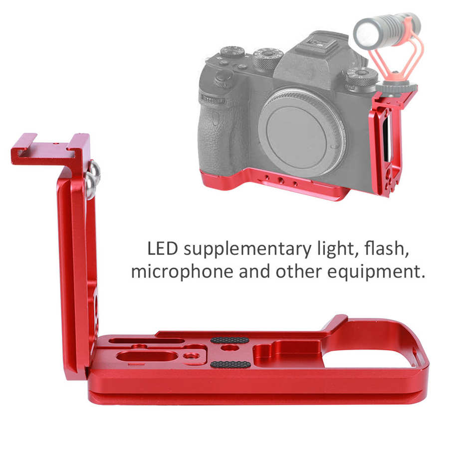 L Bracket Quick Release Plate Vertical Shooting with Cold Shoe Mount for SONY A73 Camera Camera L-Shaped Bracket