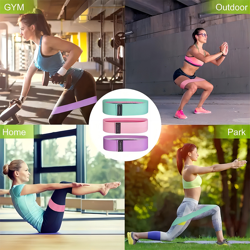 Elastische Bänder Fitness Widerstand Bands Yoga Pilates Hüfte Kreis Expander Bands Fitnessstudio Ausbildung Hause trainieren Ausrügestochen