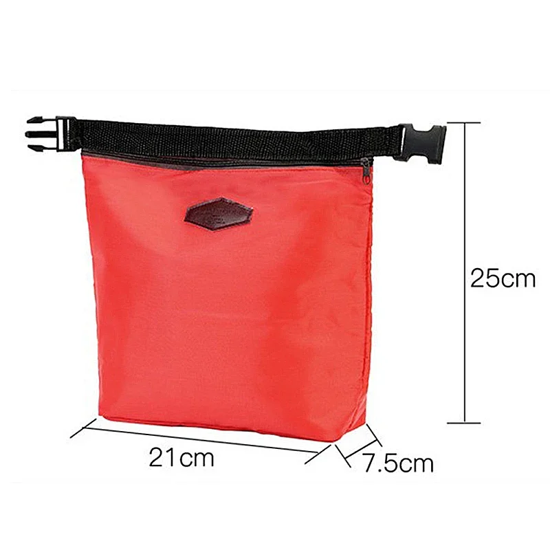 Nylon Waterproof Lunch Storage Bag 1pcs Portable Thermal Insulated Cooler Picnic For Lunch Box Container Pouch Home Organizer