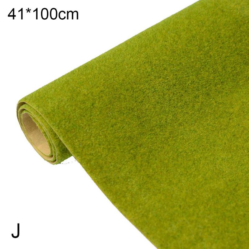 Landscape Grass Mat For Model Train Adhesive Paper Lawn Scenery Accessories Diorama Layout X2L6: J