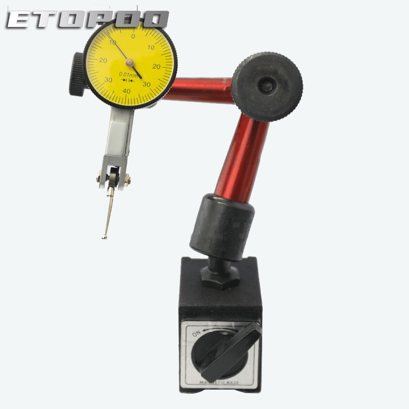 Mini Universal Flexible stand with Dial Test Indicator Magnetic Base Holder Stand Magnetic Correction Gauge Stand dial indicator