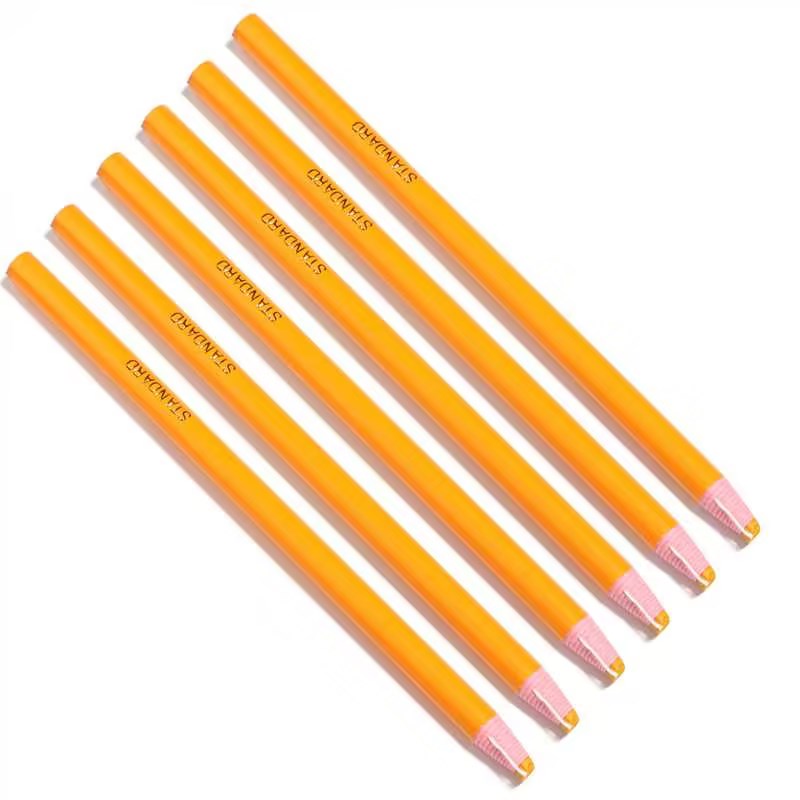 6-30 unids/set de tiza de tela a medida, marcador de tela borrable, ropa de retales para manualidades DIY, herramientas de costura para marcar prendas: Naranja