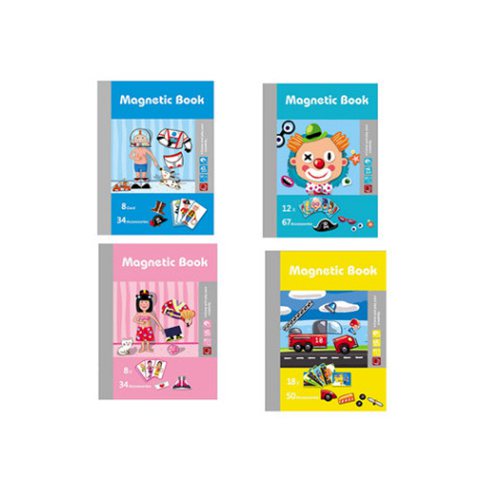Wooden Magnetic Puzzle Board - Face Changing Expression Game - Educational Toy for Kids