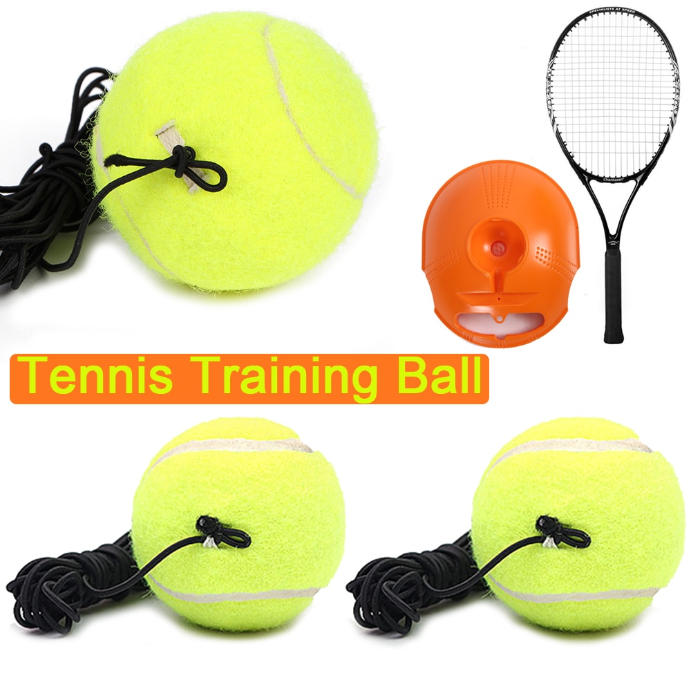 socio de entrenamiento de tenis rebote pelota de práctica con cuerda elástica de 4m EJERCICIO DE autotenis de práctica en interiores