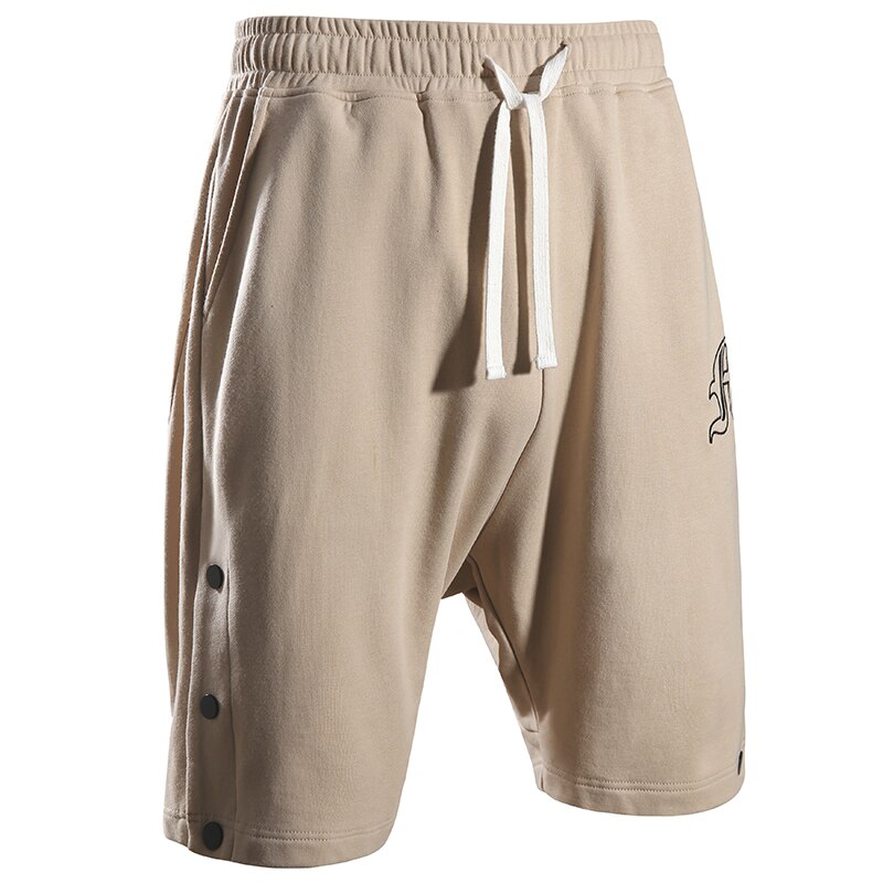 Muscle dog popular logo summer baggy pants running basketball exercise fitness training exercise five minutes pants shorts men: L / Khaki