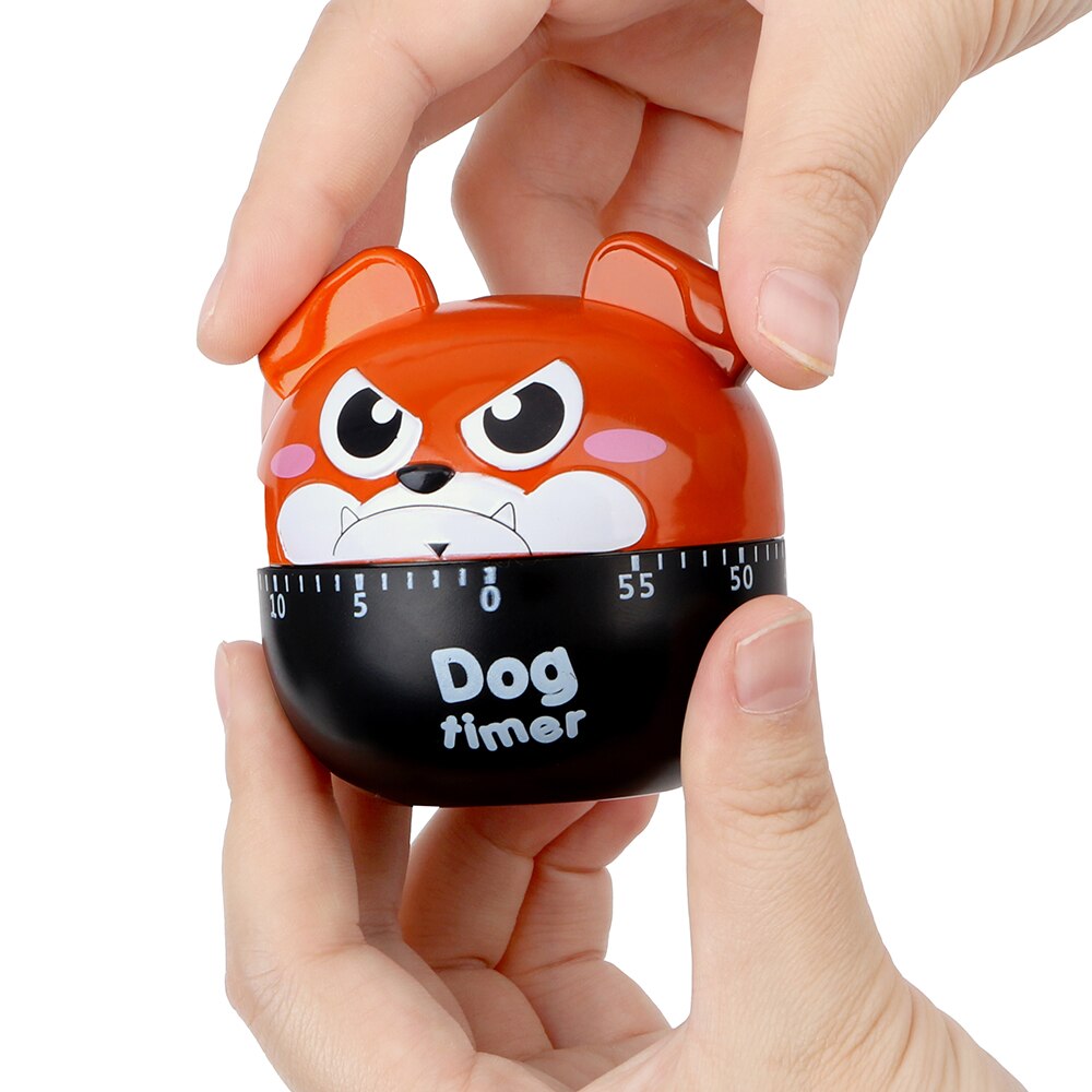 Practical 55 Minutes Kitchen Timer Cooking Reminders Tools Countdown Alarm Reminder Mechanical Timer Cute Dog