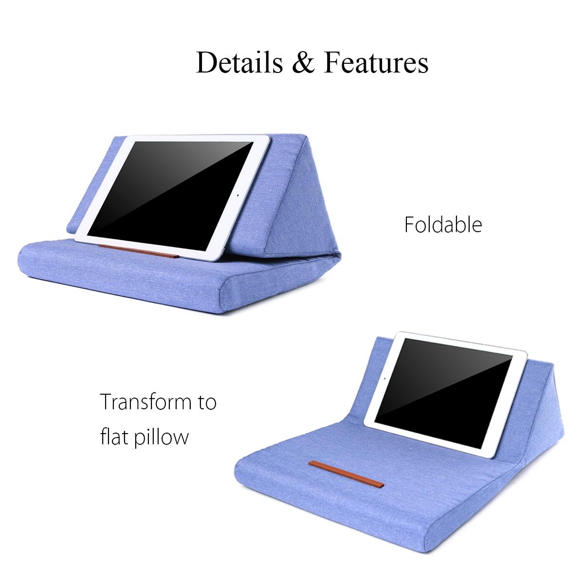 Multi-function Laptop Cushion Holder Colorful Lapdesk Tablet Stand Pillow Polyester Cutton PC Reading Bracket Pillow for ipad