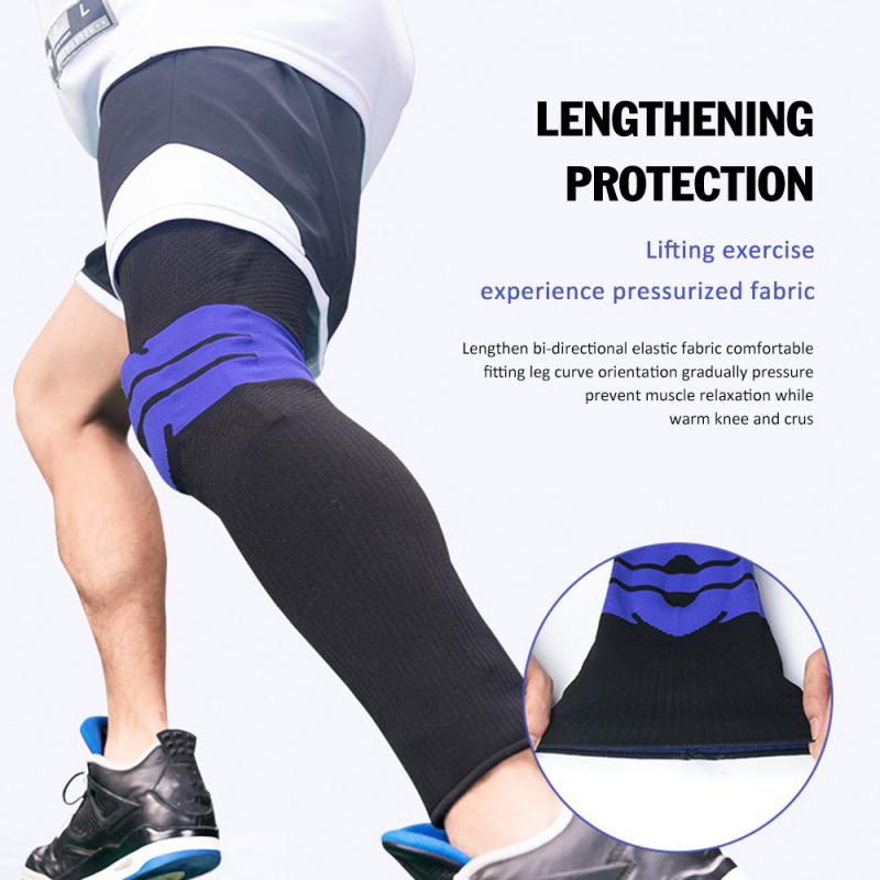 Sport Sicherheit Zubehör Schienbein Schutz Knie Pads Basketball FußBall Anti-kollision Knie Pads Elastische Gestrickte Warme Knie Pads