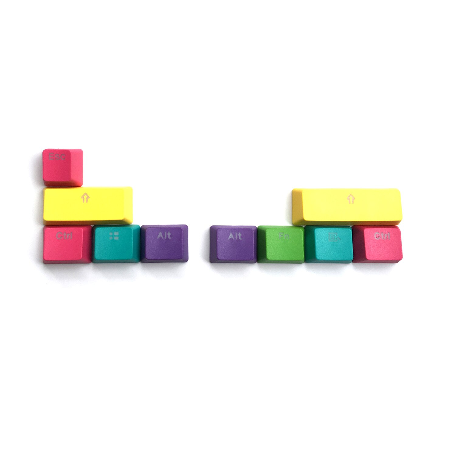 PBT Backlit Keycaps Doubleshot CMYK Keyset OEM Profile For Cherry/Kailh/Outemu/ Gateron MX Switches Mechanical Gaming Keyboard