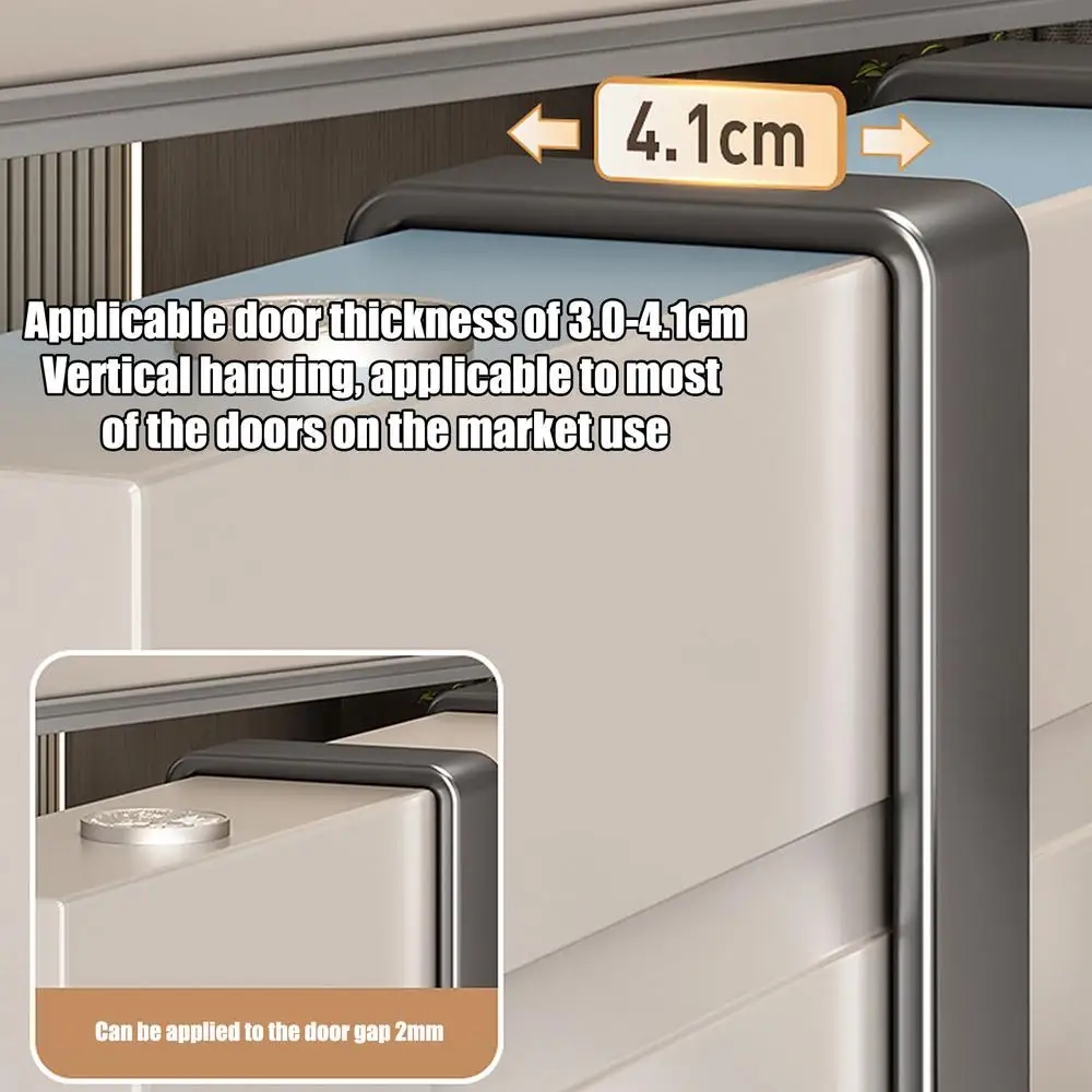 Ganchos para puerta encima de la puerta, ganchos resistentes de acero al carbono para colgar ropa multifuncional, gancho de almacenamiento de Vertical que ahorra espacio