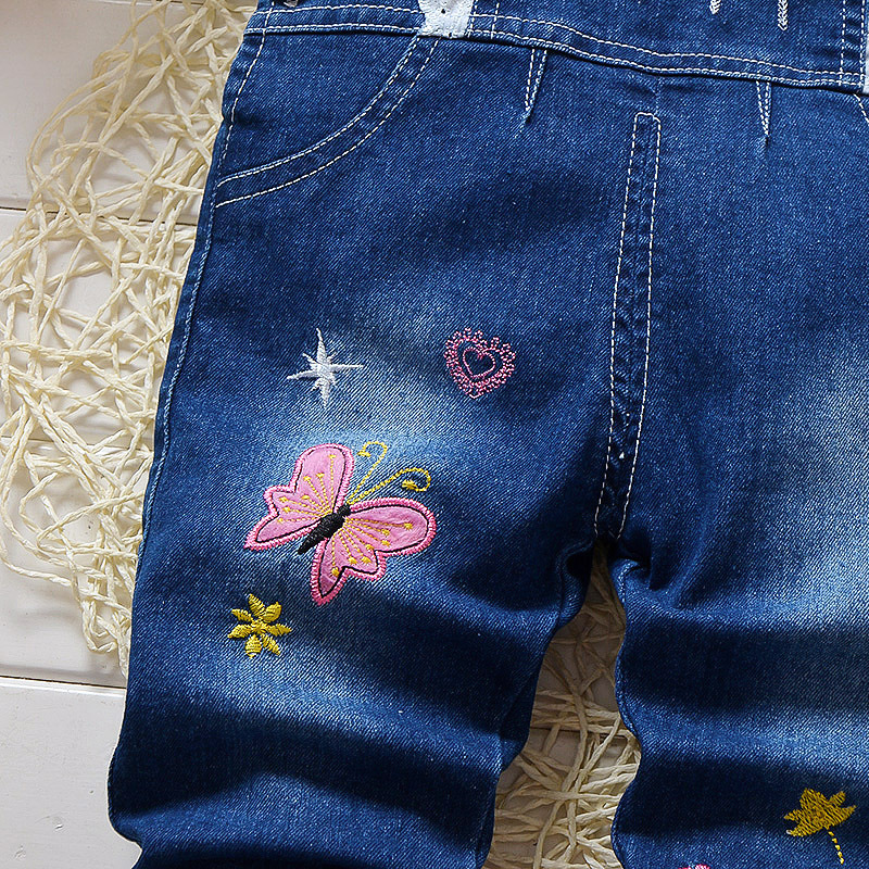 IENENS Kids Baby Girls Clothes Clothing Trousers Jumpsuit Playsuit Toddler Infant Girl Long Pants Denim Jeans Overalls Dungarees