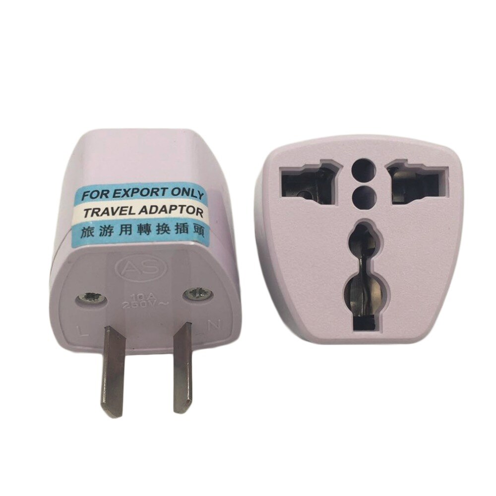 1pc Universal Travel Adapter US au EU UK Plug Travel Muur AC Power Adapter 250V 10A Socket converter