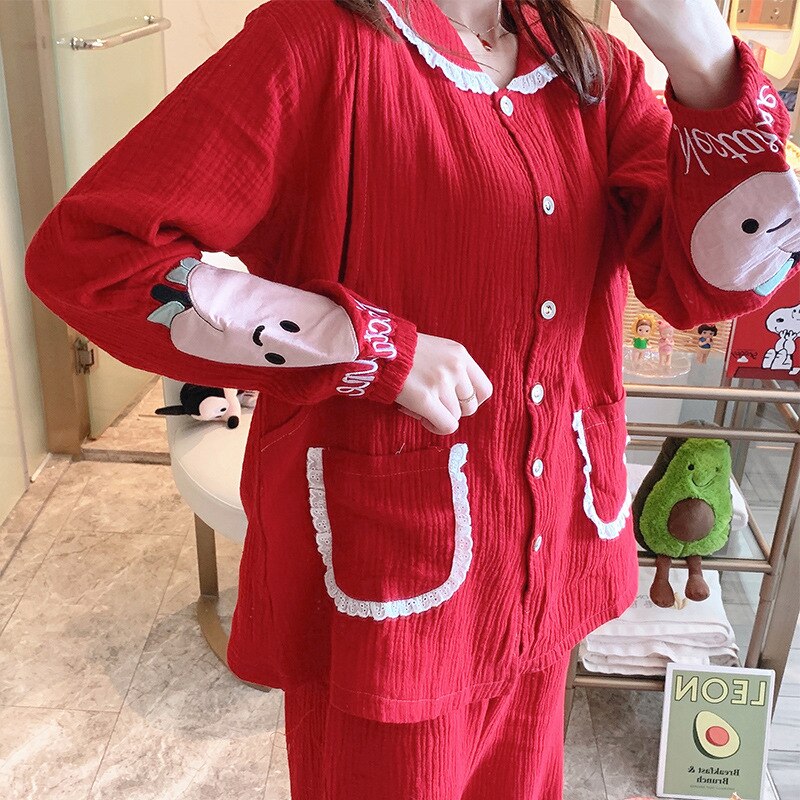 Moederschap Pyjama Verpleging Nachtkleding Borstvoeding Nachtkleding Dunne Katoen Gedrukt Moederschap Pyjama Set Moederschap Kleding