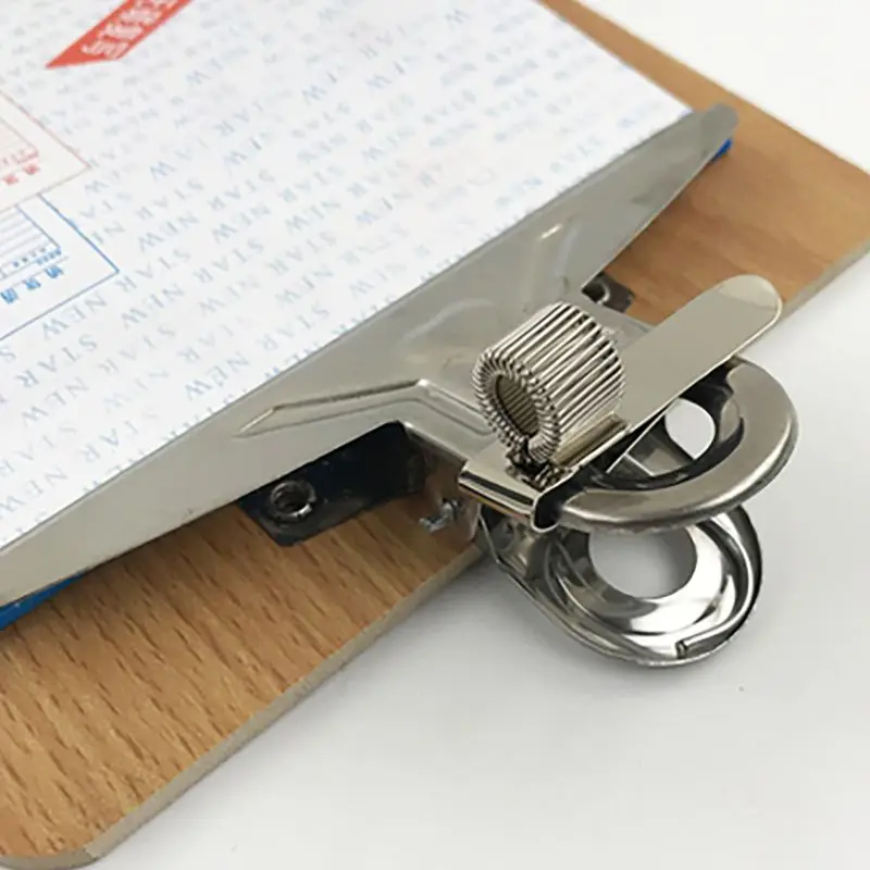 Stainless Steel Pen Holder Single/Double/Triple Hole Metal Spring Pen Holder With Pocket Clip for Home Office pluma titulares