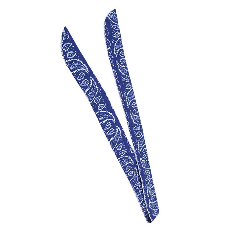 Zomer Body Ice Cooling Bandana Sjaal Wrap Outdoor Sport Hoofddoek Vissen Fietsen Bandana Nek Koeler Wraps For A Camping: blue