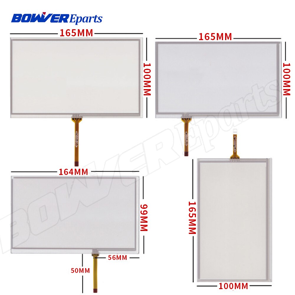 7 Inch Touch Screen AT070TN94 90 92 HSD070IDW1 D00 E11 E13 165*100Mm 165Mm * 100Mm 164*100 Auto Dvd Navigatie Gps Gigitizer Panel