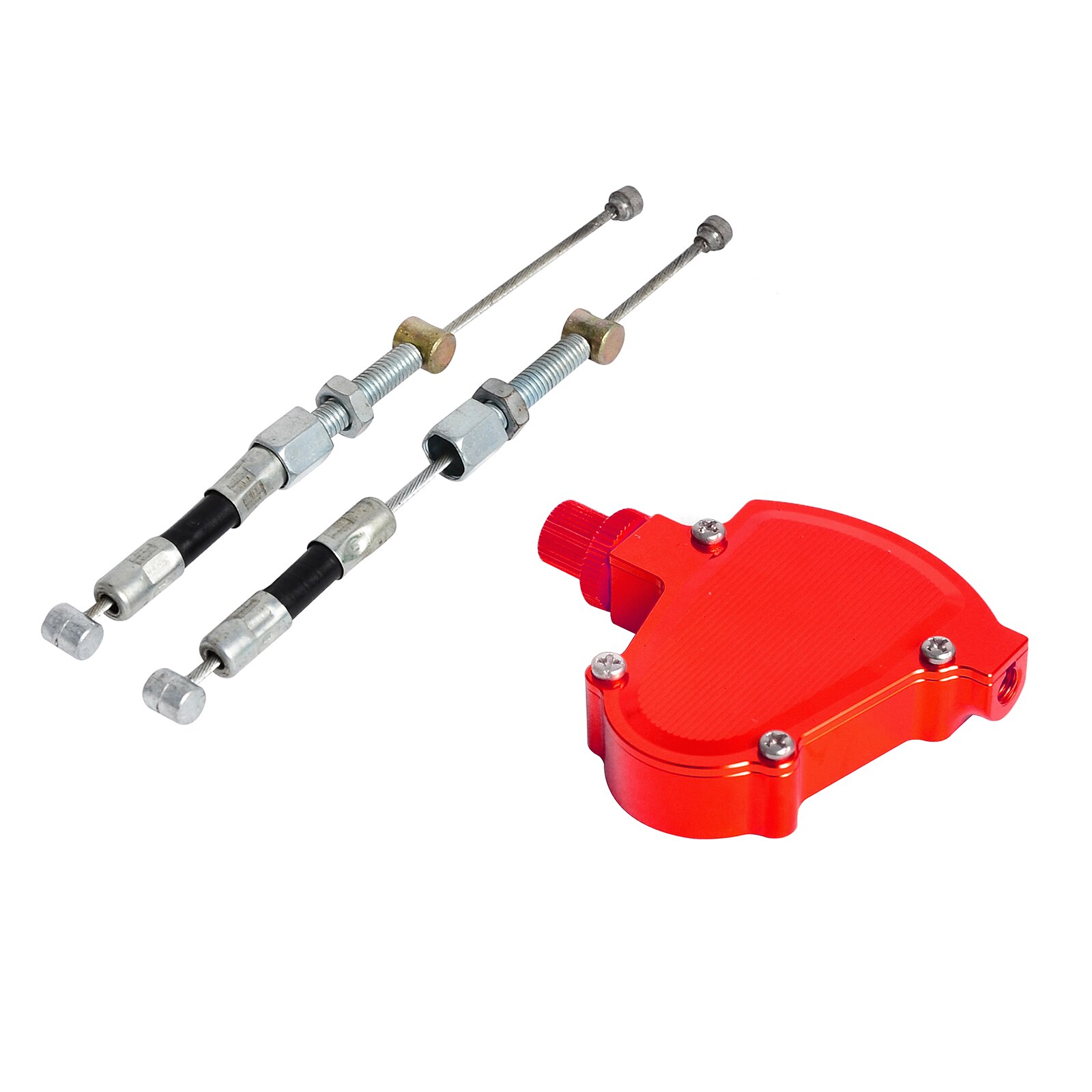 Levier d&#39;embrayage court, système de câble facile à tirer, pour Kawasaki Z650 Z750 Z900 Z800 Z1000 ZX6R ZX10R KX125 KX250 KX250F KX450F KLX: Cable Red