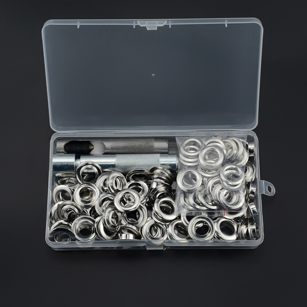 1 conjunto 12mm metálico com ilhó reparação de couro artesanato scrapbooking faça você mesmo buraco de couro acessórios de roupas com ferramentas de amarrar à mão