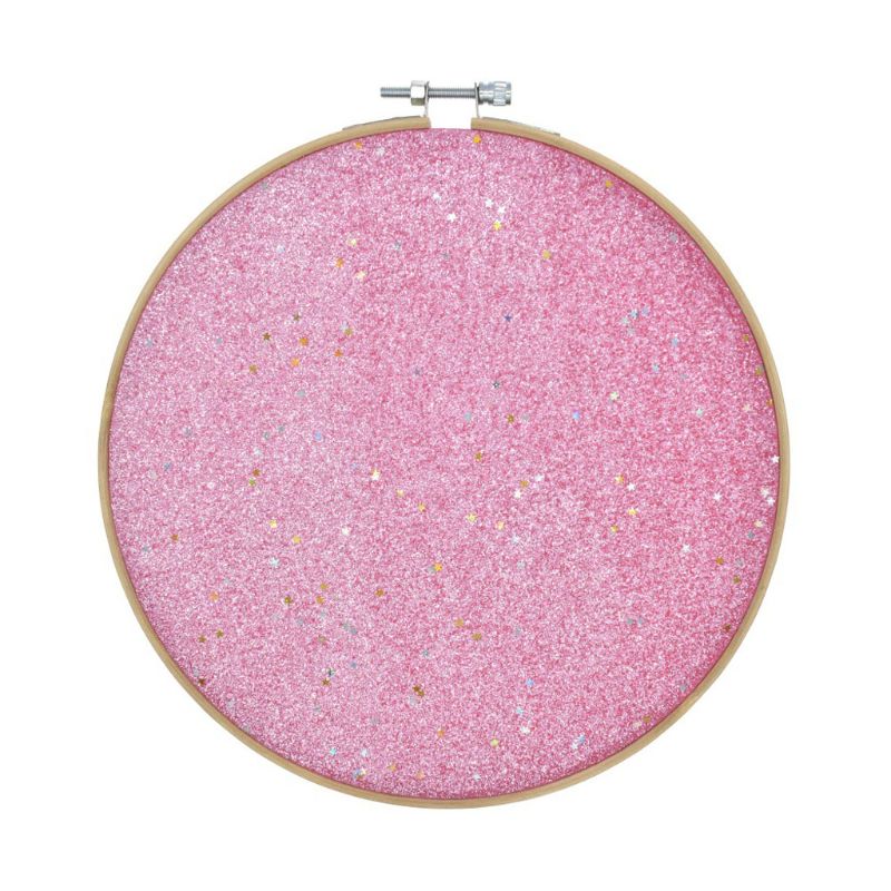 Geëmailleerde speld display wandhanger glitter speld display speld houder canvas borduurring