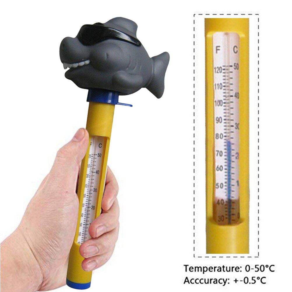 ABS Plastic Swimming Pool Floating Thermometer Bathtub SPA Tub Fish Ponds Water Temperature Measuring Meter Animal Shaped