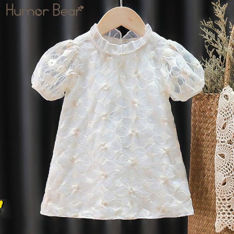 Humor Bear Summer Toddler Baby Kids Girls Lace scava fuori Princess Dress outfit abiti abbigliamento per bambini Infant DressVestido: 18m
