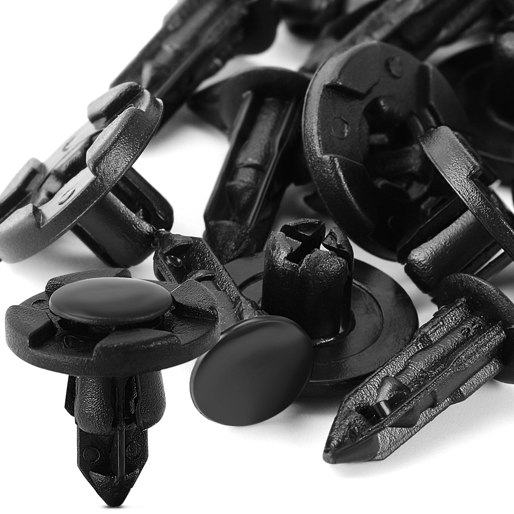 20pcs 8mm Gat Auto Fastener Auto Universele Bumper Vaste Klem Push Type Clip voor Auto Serie Fastener Voor nissan Renault