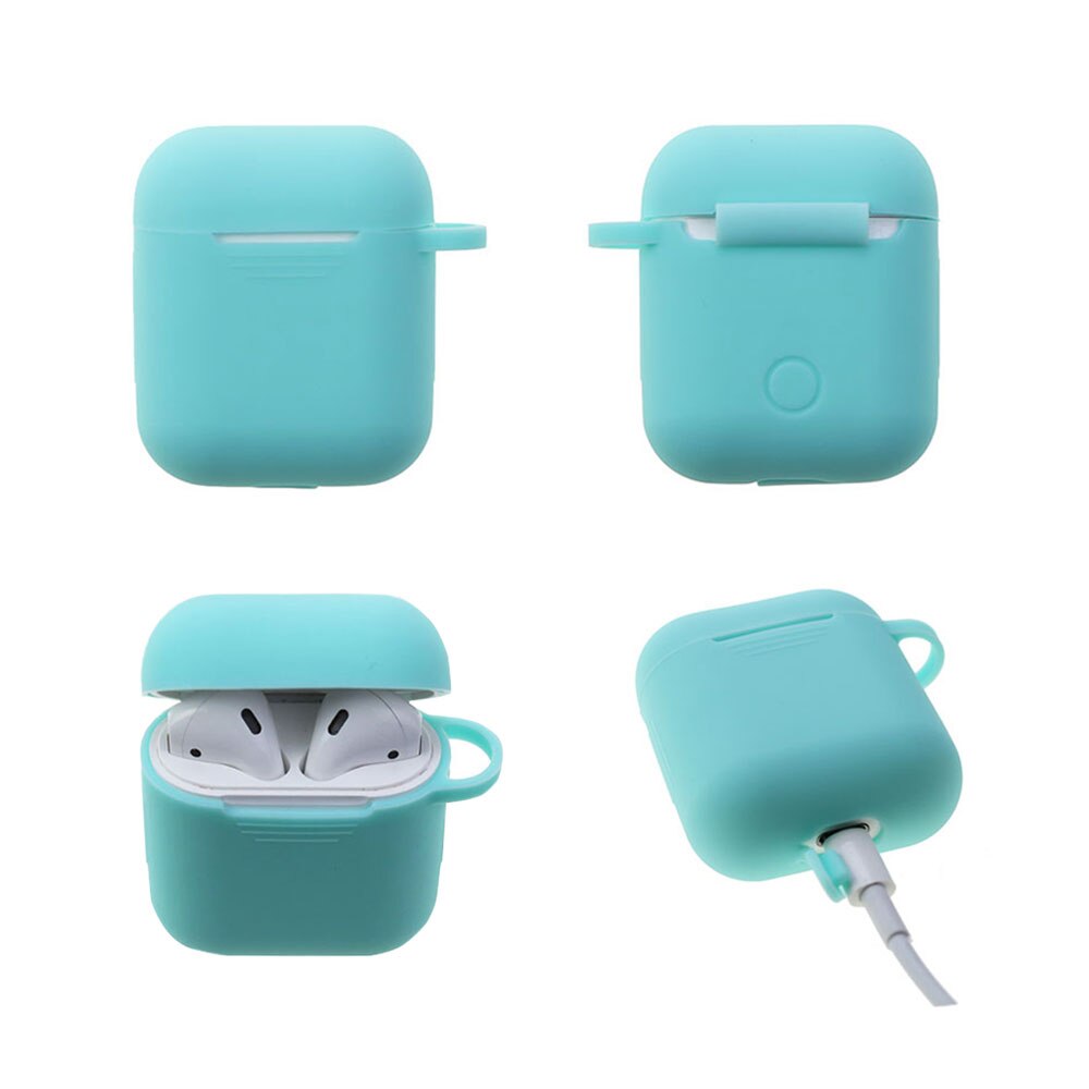 Voor Airpods 1/2 Zachte Siliconen Oortelefoon Cover Air Pods Case Earpods Accessoires Headset Beschermhoes Apple Air Pods Case