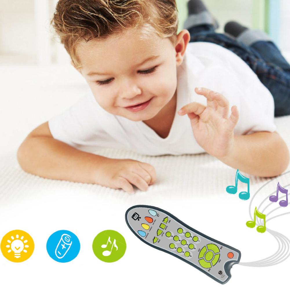 Musique Baby Simulatie Tv Afstandsbediening Kinderen Électriques Apprentissage Afstand Educatief Muziek Engels Leren Speelgoed
