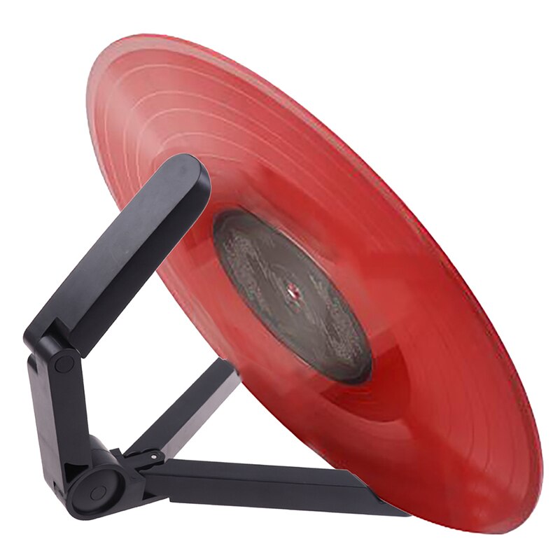 Soporte para tocadiscos de vinilo, plegable, a prueba de deslizamiento,