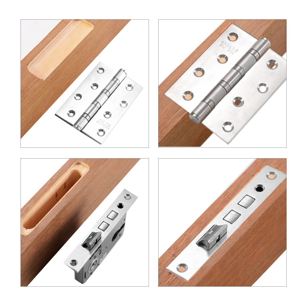 Houtbewerking Gatopener Sleufzoeker of Router Basis of Frees, Aluminium Deurscharnier Installatie Jig Kit