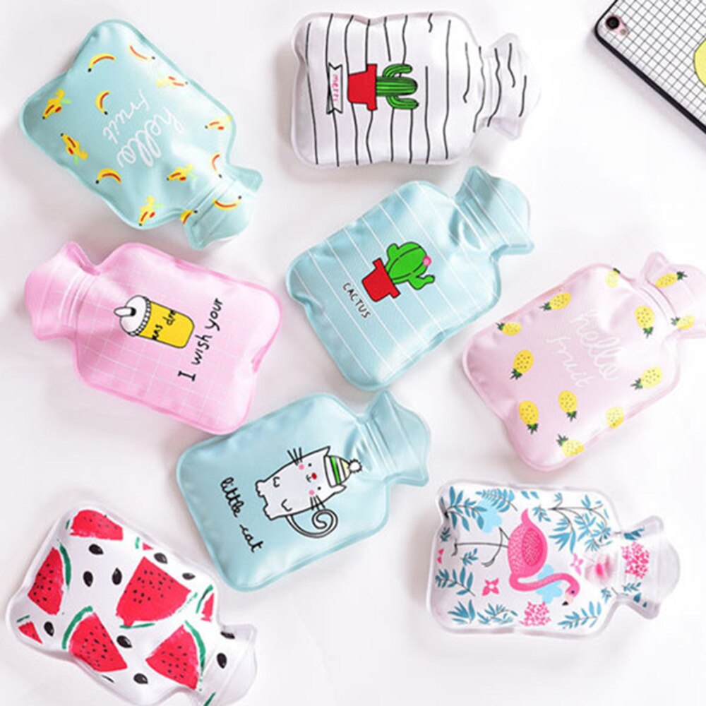 Mini Thick Water Injection Water Bottle Cartoon PVC Water Bottle (Small Pinapple)