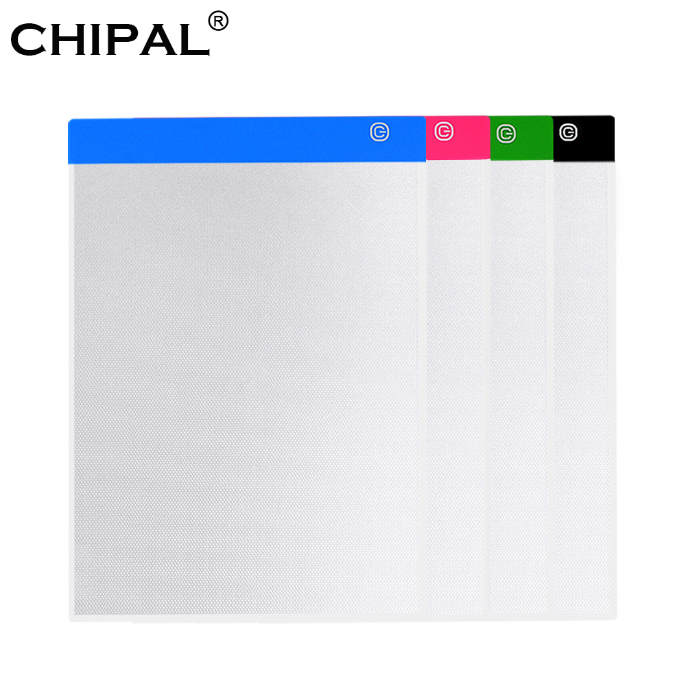 Chipal digital  a4 led tegnebrett grafikk nettbrett usb dimming lysboks elektronikk grafikk maleri skrive kopitavle