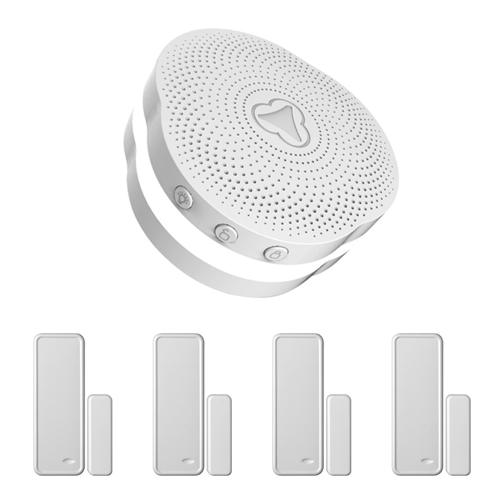 KERUI Tuya Multifunctional Gateway Work With Google Assistant/Alexa Control WIFI Home Security Intelligent Smart Alarm System: Default Title