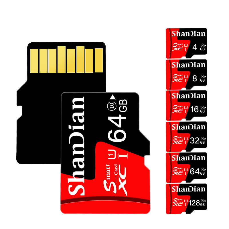Tarjeta de memoria Ultra MicroSDXC UHS-I C10 Full HD A1 tarjeta MicroSDHC C4 de alta velocidad tarjeta Flash Trans para teléfono Android