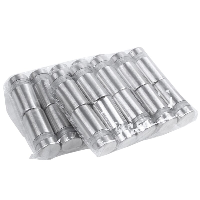 20 Pcs 12mm x 22mm Stainless Steel Glass Standoff Hardware