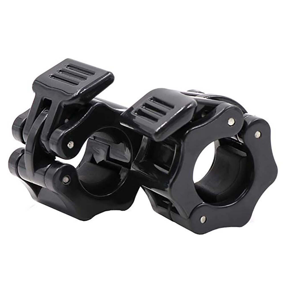Barbell Klemmen Lot 2 Stuks Barbell Spin Lock Training Klem Kraag Clip Gewicht Halter Sport: Black