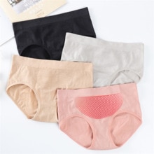 Warm Palace Panties Lingerie Soft Women Elastic Honeycomb Briefs Underpant Female Breathable Cozy Cotton Menstrual Underwear