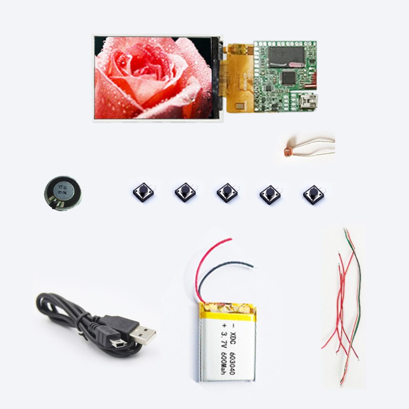 2.8 inch DIY electronic component kits video brochure module for invitation Display LEXINGDZ