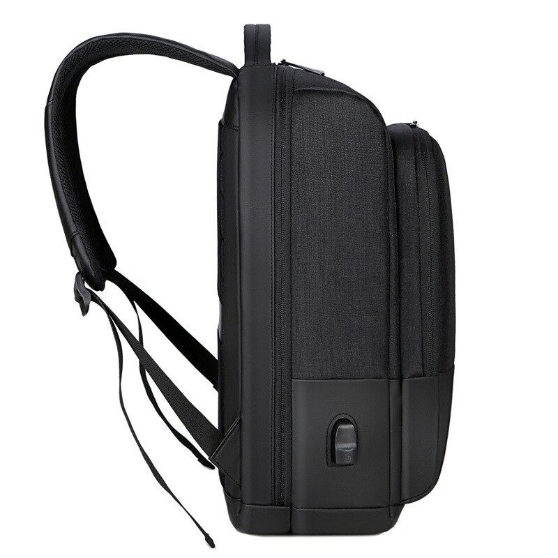 Mochila de negocios para hombre Casual 14 15,6 pulgadas bolsas de carga USB gran capacidad viaje corto Mochila impermeable