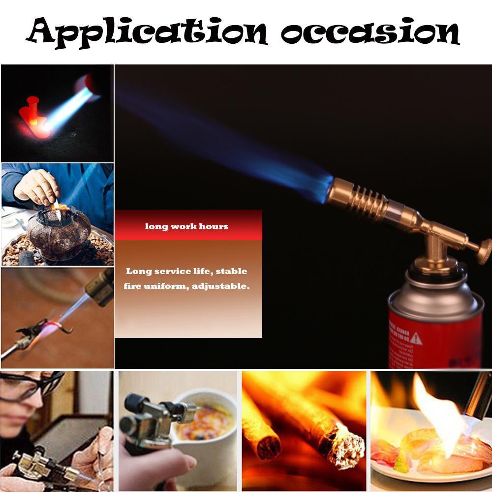 For MAPP High Temperature Gas Torch Brass Ignition Brazing Solder Welding High Temperature Heating 1 Pcs