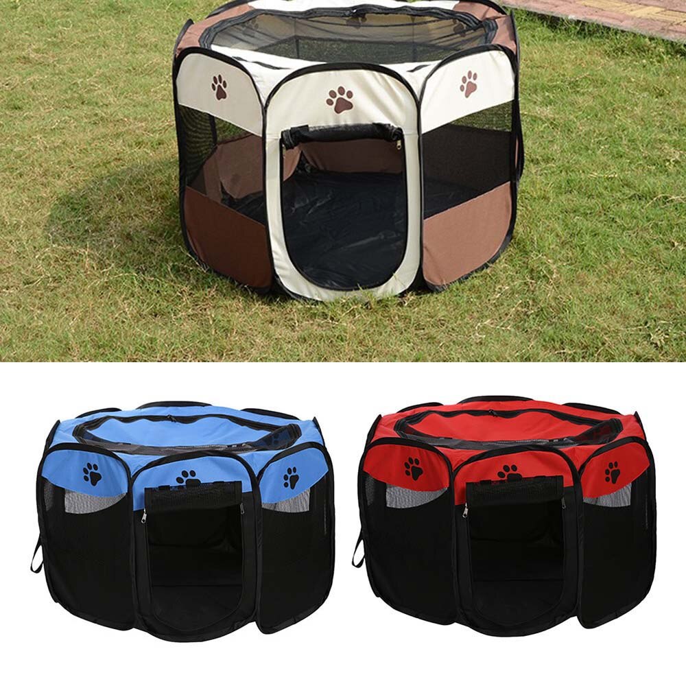 Pet Tent Portable Playpen Dog Portable Foldable Pet Playpen Pet Dog Playpen Tent Foldable Cat Cage Waterproof Dog Nest Kennel