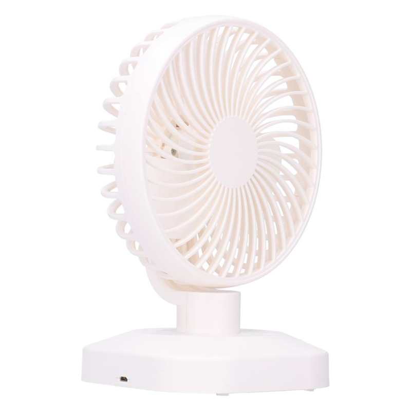 Oscillating fan Table Fan Adjustable Portable Mini Fan 3‑Speeds Desktop Fan for Office Home USB Charging Portable Desktop Fan