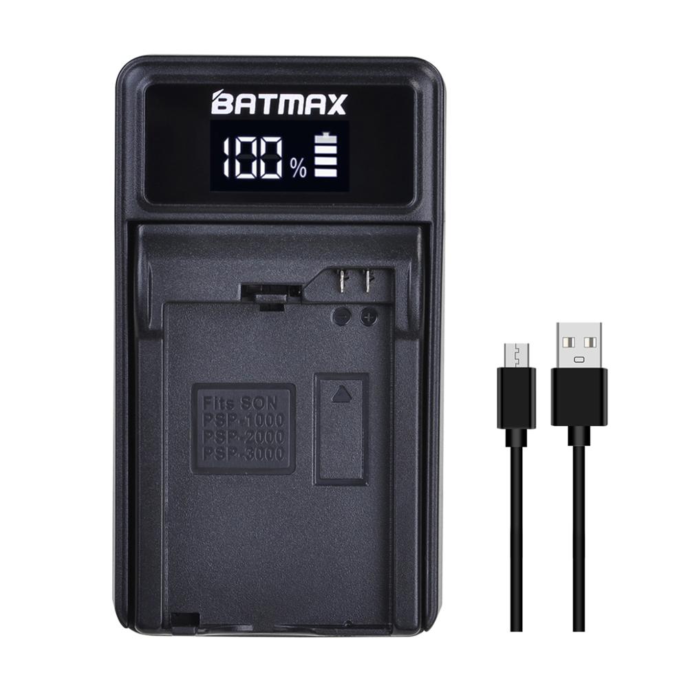 Batería + Cargador USB LED para consola Sony PSP 3,6, 3600 V, 1000 mAh, 1 PSP-110