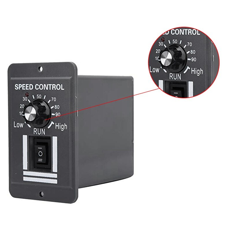 Dc 12-60v 40a pwm harjamoottorin nopeudensäädin cw ccw kääntyvä kytkin  x1040 eteen-/taaksepäin pyörimisen ohjaukseen ja pysäytykseen